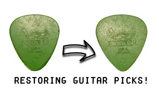 Recycle old guitar picks by reshaping them. Save money and reduce waste!