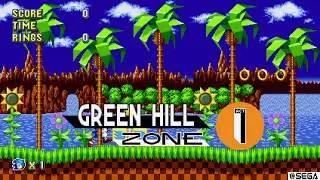 Sonic Mania Speedrun - Green Hill Zone Act 1 In 0'35''17
