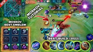 MOSKOV BEST EMBLEM AND BUILD 2022 | MOSKOV FULL DAMAGE BUILD 2022 | MOSKOV BEST ATTACK BUILD 2022
