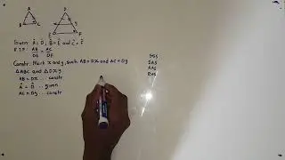 Gr12 Similarity Proof Mathematics