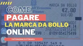 Come pagare il bollo per le fatture elettroniche