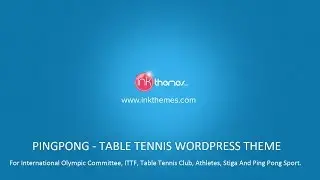 PingPong: Table Tennis WordPress Theme