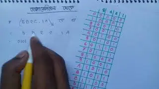 HSC ICT Tutorial Chapter-3.1 Part-12: Hexadecimal to Binary Conversion | Number System Conversion