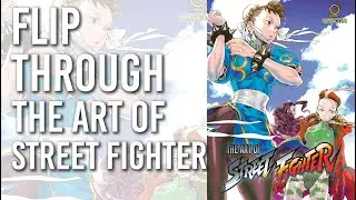 The Art of Street Fighter - Hardcover Edition - Flip through art book - Overview -  Preview Video