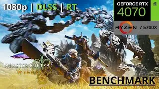 Monster Hunter Wilds Benchmark | RTX 4070, RYZEN 7 5700X, 32GB RAM, 1080P