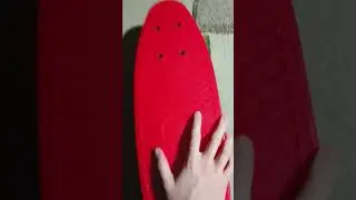 Penny-style skateboard with dynamo wheels #fishtail #sk8