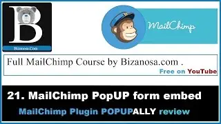 21.Popup forms in mailchimp USING POPUP ALLY PLUGIN - Bizanosa MailChimp Course