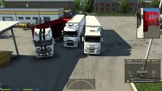 EURO TRUCK SİMULATOR 2 1.40 TÜRKÇE KONVOY TRUCKERS MP 2.55 ROSTOCK - HAMBURG