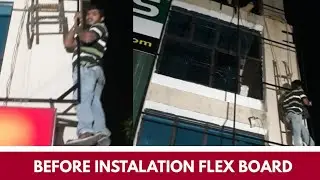 STRUCTURE PREPAIR FOR FLEX BOARD INSTALATION... NK GRAPHICS ||