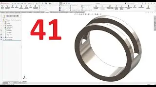 تمارين علي سوليدووركس 2024 || تمرين رقم 41- Solidworks Exercise 41