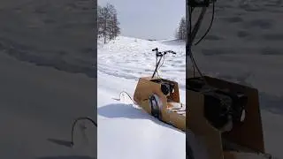 Мотоснегокат из фанеры в поисках якутских лошадей