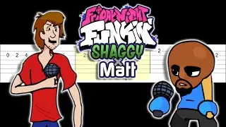 Friday Night Funkin - Vs Shaggy x Matt -Power Link (Easy Guitar Tabs Tutorial)