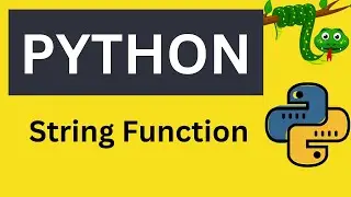 String Function in Python