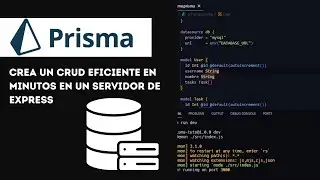 Domina Prisma: Crea un CRUD eficiente en minutos en un servidor de express 