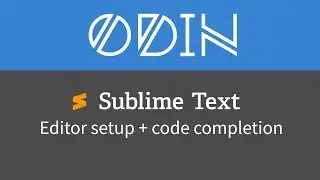 Sublime Text + Odin + Code completion