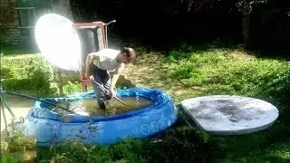 TIME LAPSE WINTERIZE GARDEN POOL