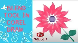 Blend tool in corel draw | corel draw tutorial(nanglupk1459)