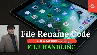 How to Rename File in C - Rename File Handling Function in C Programming Language Video Part-11