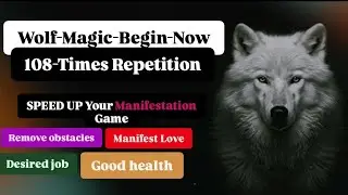 WOLF-MAGIC-BEGIN-NOW Chant 108 Times|Remove obstacles #wolfmagicbeginnow