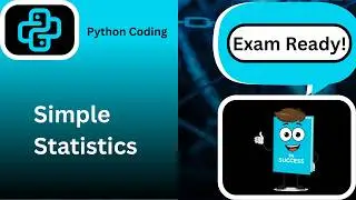 Python Statistics Program | Exam Ready | Python Programming