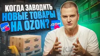 Когда заводить новые товары на маркетплейсе OZON?