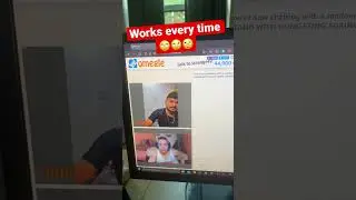 Omegle FAKE GIRL prank gone wrong, works every time #bozo #omegle #indian #gargantuanbozo