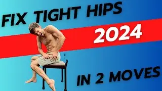 Fix tight hip flexors  (office workers)