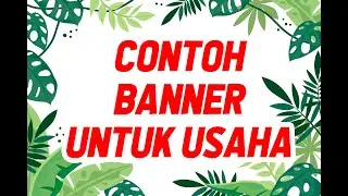 contoh baner untuk usaha