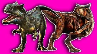 CARNOTAURUS TORO AND ALLOSAURUS JURASSIC WORLD CAMP CRETACEOUS LHUGUELY [Song: Stomp your feet].