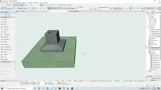 АРХИКАД/ARCHICAD 23.Строим ЦЕХ Урок №1.Как построить стаканный фундамент. Для студентов самое то!