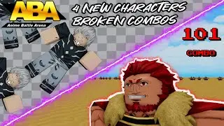 New 4 Characters Showcase + 100-0 Combos | Anime Battle Arena [ABA]