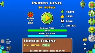 Geometry Dash - Prosto Level (Harder 7*) by NoFlix
