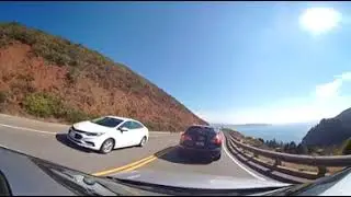 360 Video: Driving down the Marin Headlands to view the Golden Gate Bridge