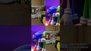 Sonic Admit It vs Original #funnyshorts #sonic #animatedfilm