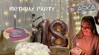 Моё 18-летие|подарки|семья|друзья