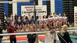 Milana Sliusar Level 10 Floor 2022 NorCal State Championships
