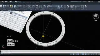 AutoCAD : How to draw a pipe and flange