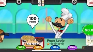 Papa’s Taco Mia To Go! Episode 29: All Chips unlocked + Papa Louie (Perfect Day)