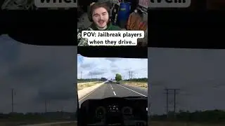 POV: Jailbreak players when they drive… (@jschlattLIVE) #roblox #shorts #gaming #memes #jailbreak