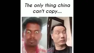 the only thing the China can't copy