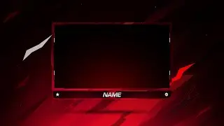 Sleek Webcam Overlay for Streamers // Animated Webcam Overlay Template