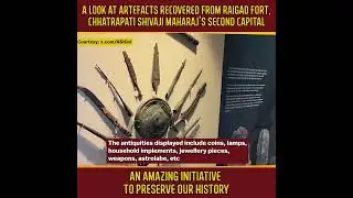 Artifacts Recovered From Raigad Fort, The Second Capital of Chhatrapati Shivaji Maharaj