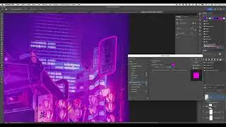 Effet cyberpunk photoshop