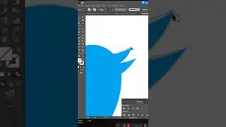 Twitter Logo making with adobe illustrator 
