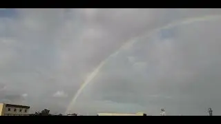 Rainbow 180 degree half circle