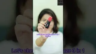 How to use Staze Tri Angle Lipstick correctly P2 , Watch P1 for Hand Swatch #shorts #colortheory