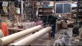 Как сделать круглый деревянный брус своими руками