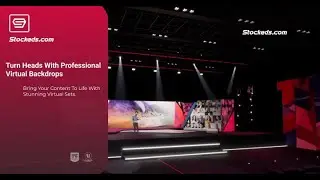 STAGE V71U | Unreal Engine Corporate Virtual Set | Integrated With Aximmetry