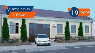 5 сотих ерга 2 та оилага мос 8 хонадан иборат уй проекти чизмаси | 19-Вариант |