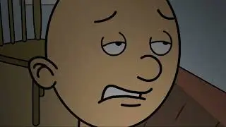 Caillou experiences the Internet